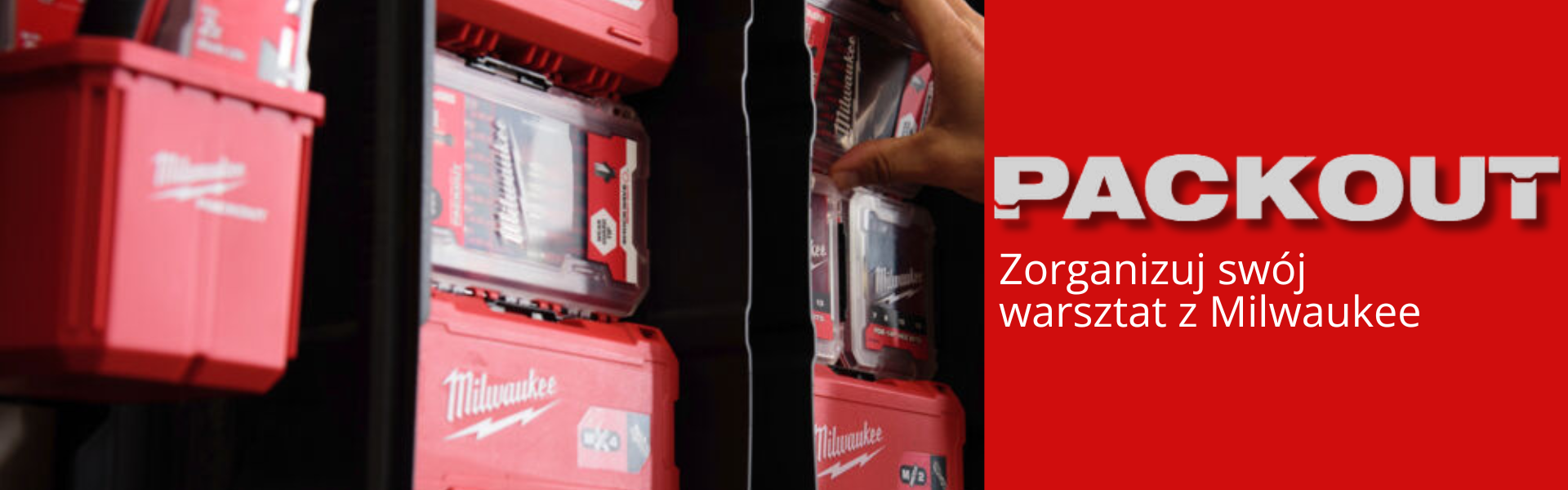 Zorganizuj swój warsztat z Milwaukee - PACKOUT