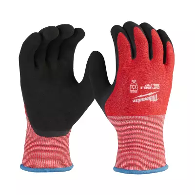 Rękawice odporne na przecięcia - zimowe - poz. B - rozm XL/10 - 12 par | 4932480609