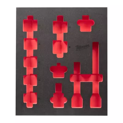 Pusta wkładka piankowa 417x536mm do nasadek 3/4" krótkich - do wózków narzędziowych | 4932493395
