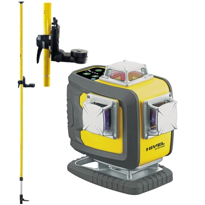 Laser płaszczyznowy, krzyżowy CL4D-G - zestaw