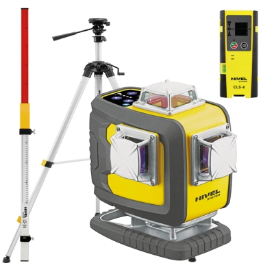 Laser płaszczyznowy, krzyżowy CL4D-P - zestaw