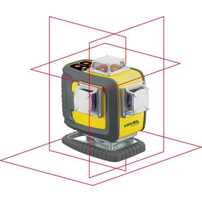 Laser płaszczyznowy, krzyżowy CL4D-R - czerwony