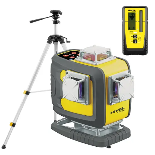 Laser płaszczyznowy, krzyżowy CL4D-R - zestaw