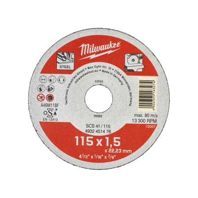 Tarcza do cięcia metalu Contractor 115X1,5 mm | 4932451476