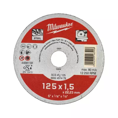 Tarcza do cięcia metalu Contractor 125X1,5 mm | 4932451479