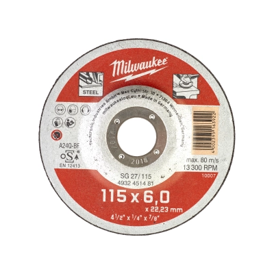 Tarcza do szlifowania metalu Contractor 115X6 mm | 4932451481