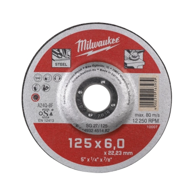 Tarcza do szlifowania metalu Contractor 125X6 mm | 4932451482
