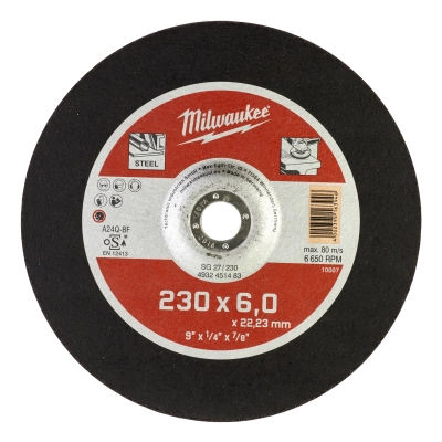 Tarcza do szlifowania metalu Contractor 230X6 mm | 4932451483