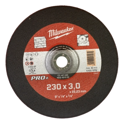 Tarcza do kamienia wypukła 230X3 mm PRO+ | 4932451500