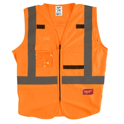 Kamizelka o intensywnej widzialności pomarańczowa - 2XL/3XL | 4932471894