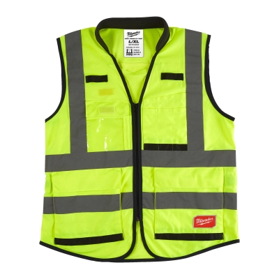 Kamizelka o intensywnej widzialności PREMIUM żółta - L/XL | 4932471896
