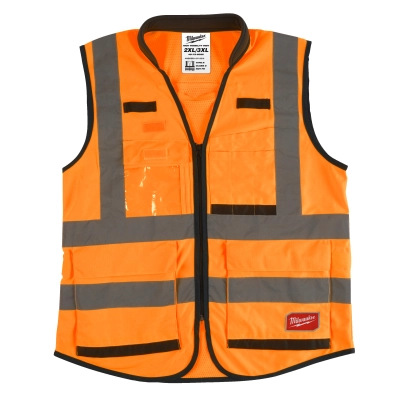 Kamizelka o intensywnej widzialności PREMIUM pomarańczowa - 2XL/3XL | 4932471900