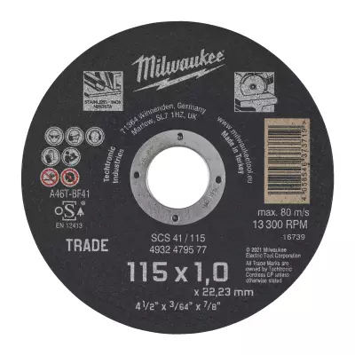 Tarcza do cięcia metalu 115x1.0mm