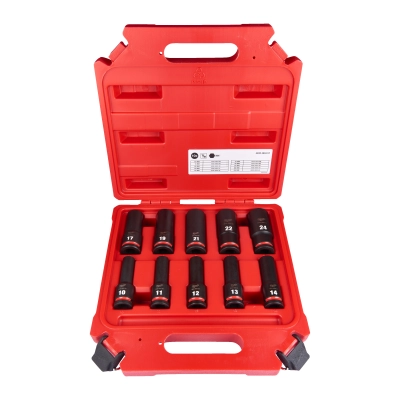 Zestaw nasadek udarowych długich Shockwave 1/2" 10 szt. | 4932480457