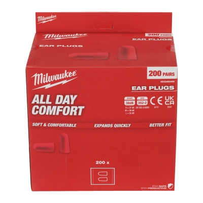 Stopery piankowe do uszu Milwaukee 200 par | 4932480465