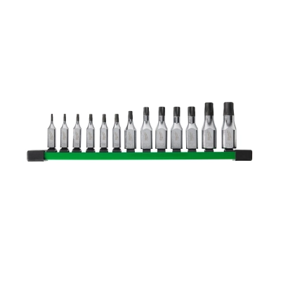 Zestaw nasadek trzpieniowych Torx 1/4" i 3/8" 13szt.