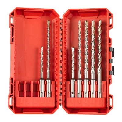 Kaseta wierteł udarowych SDS Plus M2 Ø5,6,8 x 110 i Ø6,8,10,12 x 160 mm | 4932492116