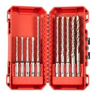 Kaseta wierteł udarowych SDS Plus M2 Ø5,6,6 x 110 i Ø6,6,8,8,10,12,14 x 160 mm | 4932492117