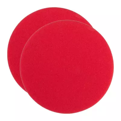 Gąbka polerska czerwona, mocno ścierna 160/20 mm - 2 szt. | 4932492316