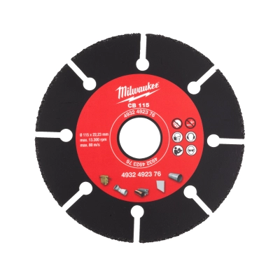 Uniwersalna tarcza tnąca z nasypem z węglika 115 mm | 4932492376