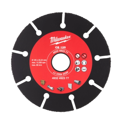 Uniwersalna tarcza tnąca z nasypem z węglika 125 mm | 4932492377