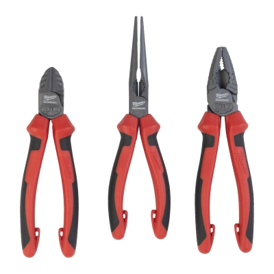 Zestaw szczypiec 3szt. (uniwersalne 180mm, boczne 160mm, długie 205mm) | 4932492773