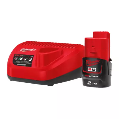 Zestaw akumulator M12 2.0 Ah z ładowarką | 4933451900 M12 NRG-201 Milwaukee