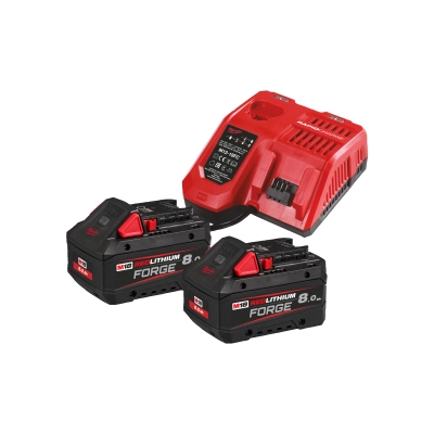 Zestaw 2 akumulatorów M18 8.0 Ah z ładowarką | 4933498612 M18 FORGENRG-802 Milwaukee