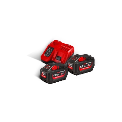 Zestaw 2x aku M18 12.0 Ah + aku M12 6.0 Ah + ładowarka | 4933464261 M18 HNRG-122 Milwaukee