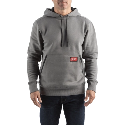 WH MW GR S Bluza z kapturem - szara | 4932493121