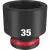 Nasadka udarowa krótka  1/2" 35mm | 4932500301