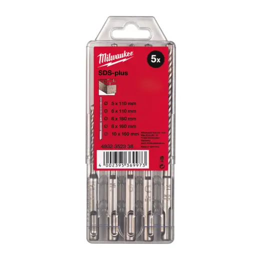 Kaseta wierteł udarowych SDS Plus Ø5,6 x 110 i Ø6/8/10 x 160 mm | 4932352338