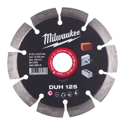 Tarcza diamentowa DUH 125 x 22,2 mm | 4932399540