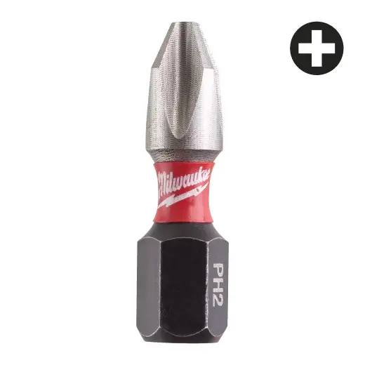 Bity udarowe Shockwave CD PH2 25mm-25szt.