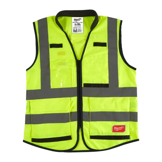 Kamizelka o intensywnej widzialności PREMIUM żółta - L/XL | 4932471896