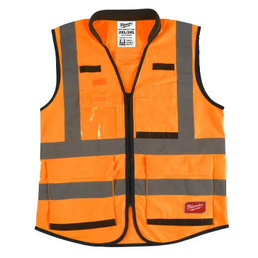Kamizelka o intensywnej widzialności PREMIUM pomarańczowa - 2XL/3XL | 4932471900