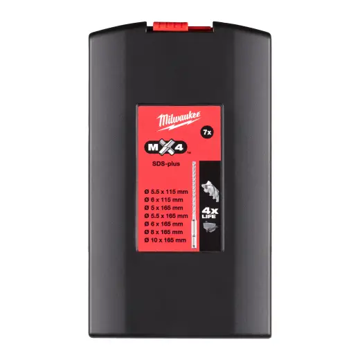 Zestaw wierteł SDS+ MX4 - 7szt. - 6 zestawów | 4932478674