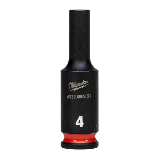 Nasadka udarowa długa Shockwave 1/4" 4mm, Hex | 4932480251