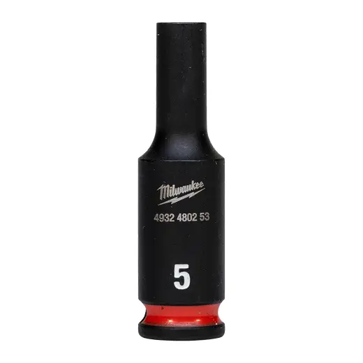 Nasadka udarowa długa Shockwave 1/4" 5 mm, Hex | 4932480253