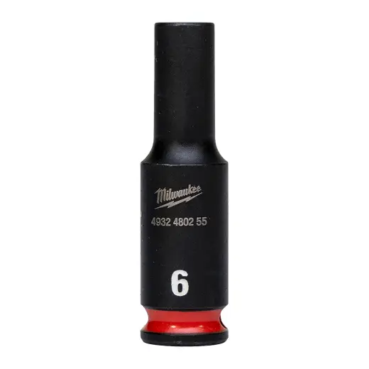 Nasadka udarowa długa Shockwave 1/4" 6 mm, Hex | 4932480255