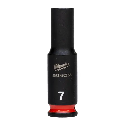 Nasadka udarowa długa Shockwave 1/4" 7 mm, Hex | 4932480256