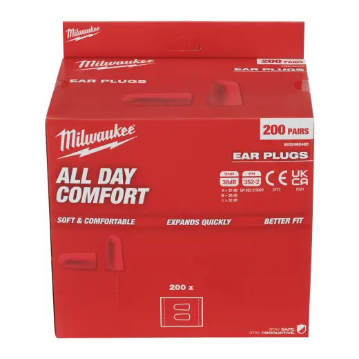 Stopery piankowe do uszu Milwaukee 200 par | 4932480465