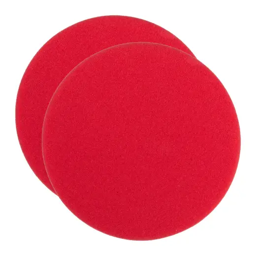 Gąbka polerska czerwona, mocno ścierna 140/25 mm - 2 szt. | 4932492319