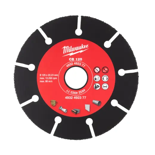 Uniwersalna tarcza tnąca z nasypem z węglika 125 mm | 4932492377