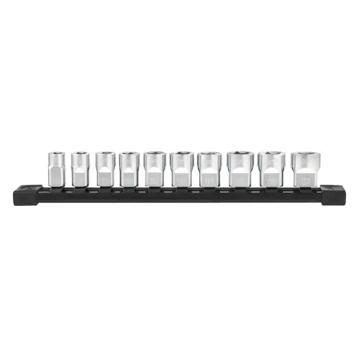 Zestaw nasadek metrycznych 3/8˝ 10 szt. na szynie (10 - 19mm) | 4932492507