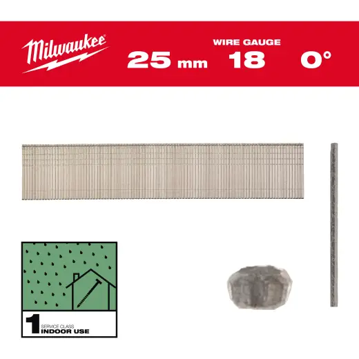 Sztyfty 18G/25mm - 5 tys. szt. - M18FN18GS | 4932492551