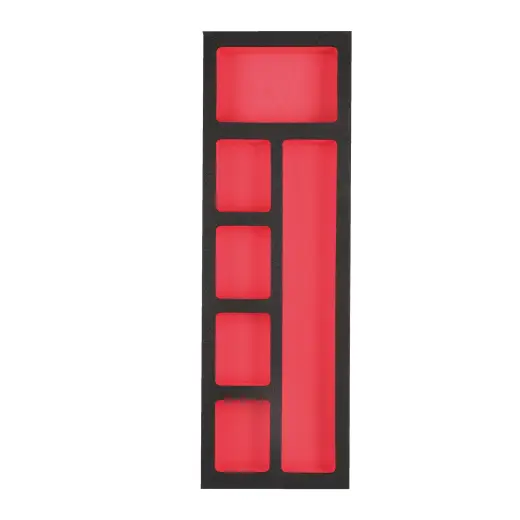 Pusta wkładka piankowa do wózka 46" - szerokość 165mm | 4932493635