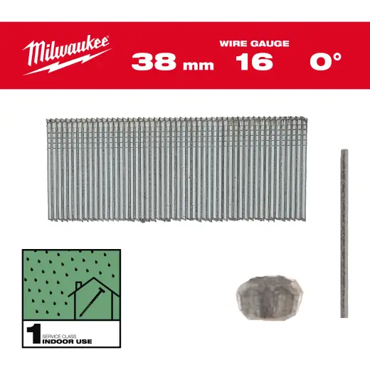 Sztyfty 16G/38 mm /0&#176; 2,5 tys.szt. - M18 FN16GS | 4932498314