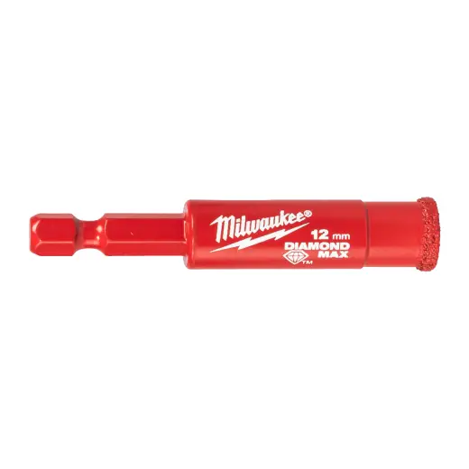 Wiertło diamentowe 1/4” do wiercenia na mokro / sucho 12 mm