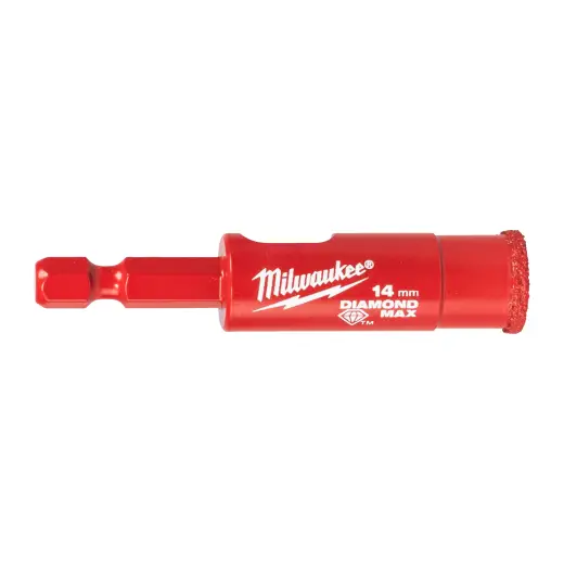 Wiertło diamentowe 1/4” do wiercenia na mokro / sucho 14 mm
